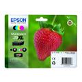 Epson Blækpatron sort / cyan / magenta / gul (C13T29964012 / 29XL) (multipack, høj kapacitet)