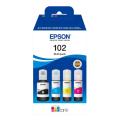 Epson Blækpatron sort / cyan / magenta / gul (C13T03R640 / 102) (multipack)