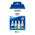 Epson Blækpatron sort / cyan / magenta / gul (C13T664640 / 664) (multipack)