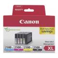 Canon Blækpatron sort / cyan / magenta / gul (9254B010 / PGI2500XLBKCMY) (multipack)