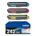 Brother Toner cyan / magenta / gul (TN242CMY) (multipack)