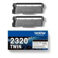 Brother Toner sort (TN2320TWIN /) (Doppelpak)