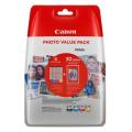 Canon Blækpatron / Fotopapir Blækpatroner / Fotopapirer sort / cyan / magenta / gul (0386C008 / CLI571) (multipack)