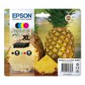 Epson Blækpatron sort / cyan / magenta / gul (C13T10H64010 / 604XL) (multipack, høj kapacitet)