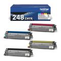 Brother Toner sort / cyan / magenta / gul (TN248CMYK / TN248VAL) (multipack)